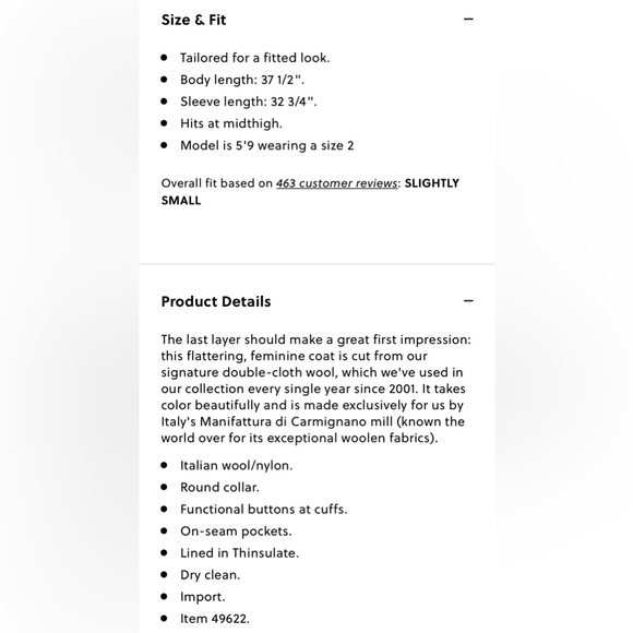 J.Crew Lady Day Coat - Picture 6 of 6